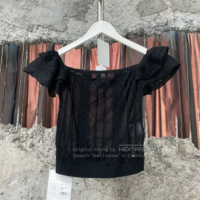 Chanel Chanel Summer Black Short Sleeve Top . Size XXS / US 00 / IT 34 - 1 Thumbnail