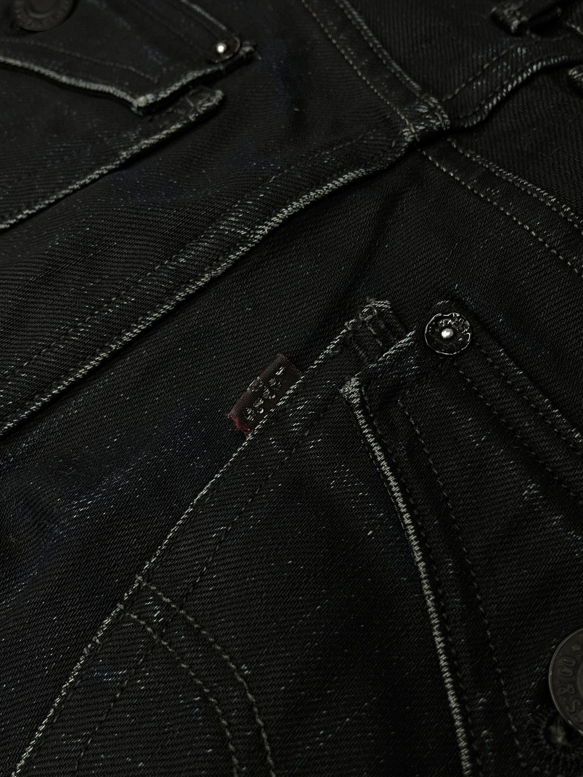 Levi's Levis 506 Standard Navy Denim Jeans with Flap Pockets Size US 31 - 4 Thumbnail