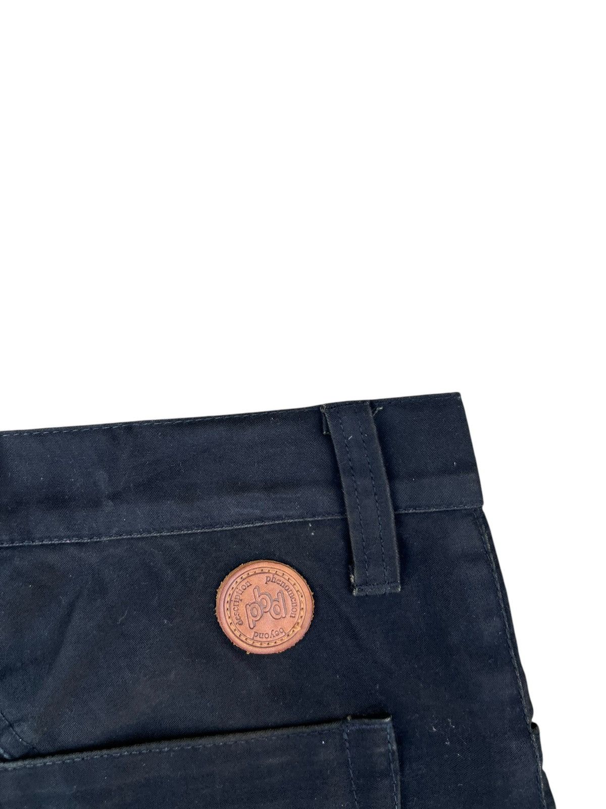 Japanese Brand Phenomenon Japan Fade Black Moleskin Cotton Flare Pant Size US 30 / EU 46 - 18 Thumbnail