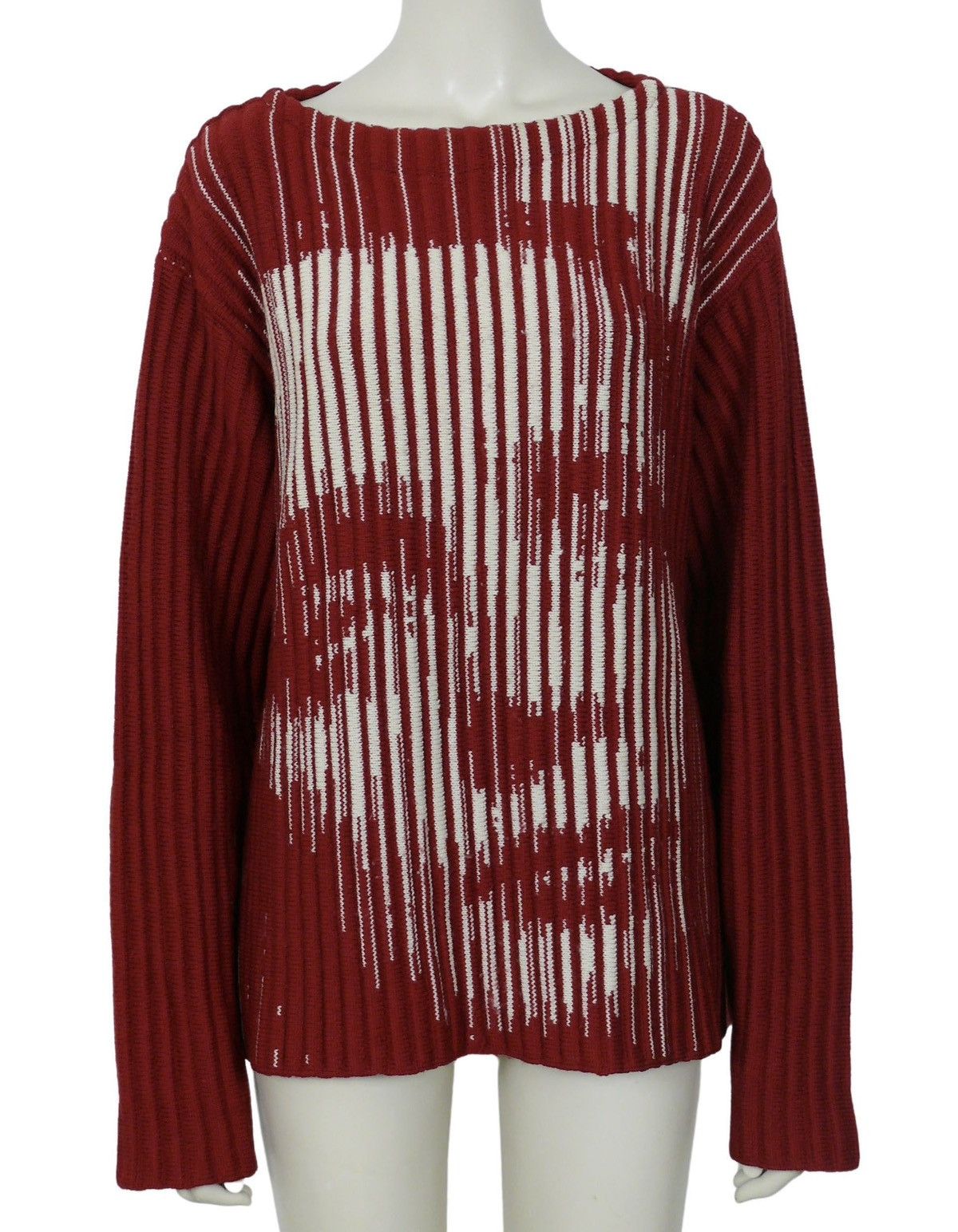Pre-owned Jean Paul Gaultier Archive Sweater A/w 2001 In Red
