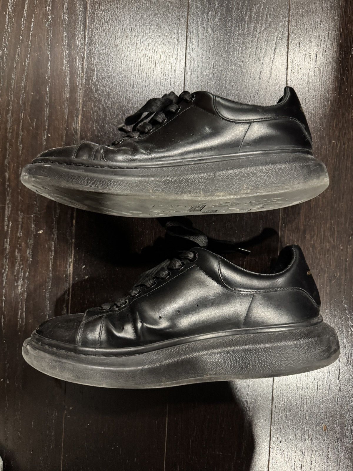 Alexander McQueen McQueen Black Oversized Sneakers Size US 9 / EU 42 - 3 Thumbnail