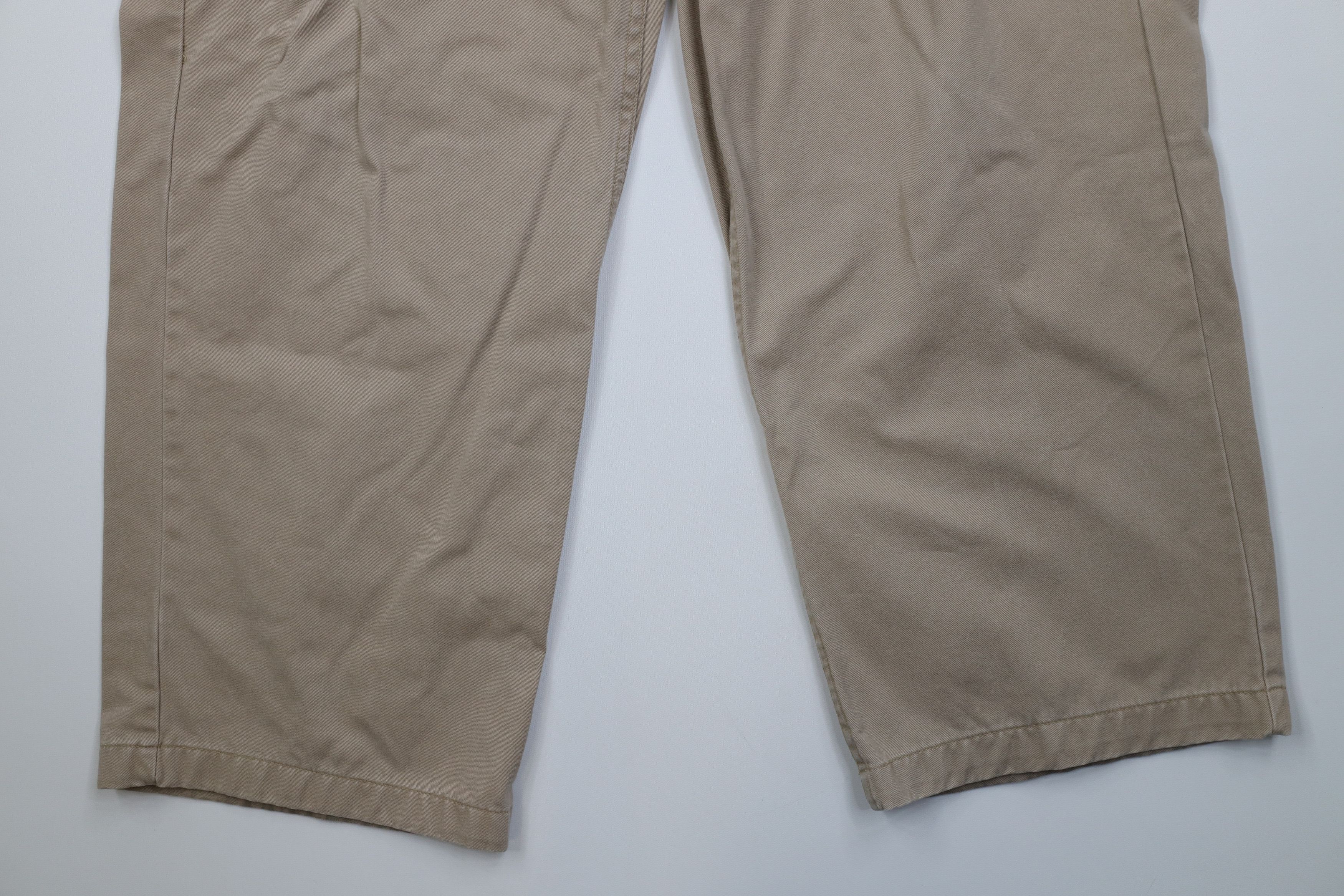 Gap Vintage Y2K 2004 Gap Baggy Heavy Wide Leg Cargo Pants Beige Size US 38 / EU 54 - 4 Thumbnail