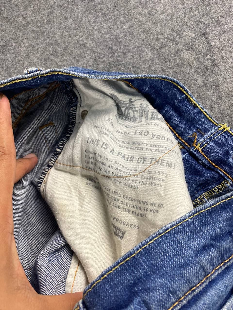 Levi's levis 511 slim distressed denim Size US 31 - 13 Thumbnail