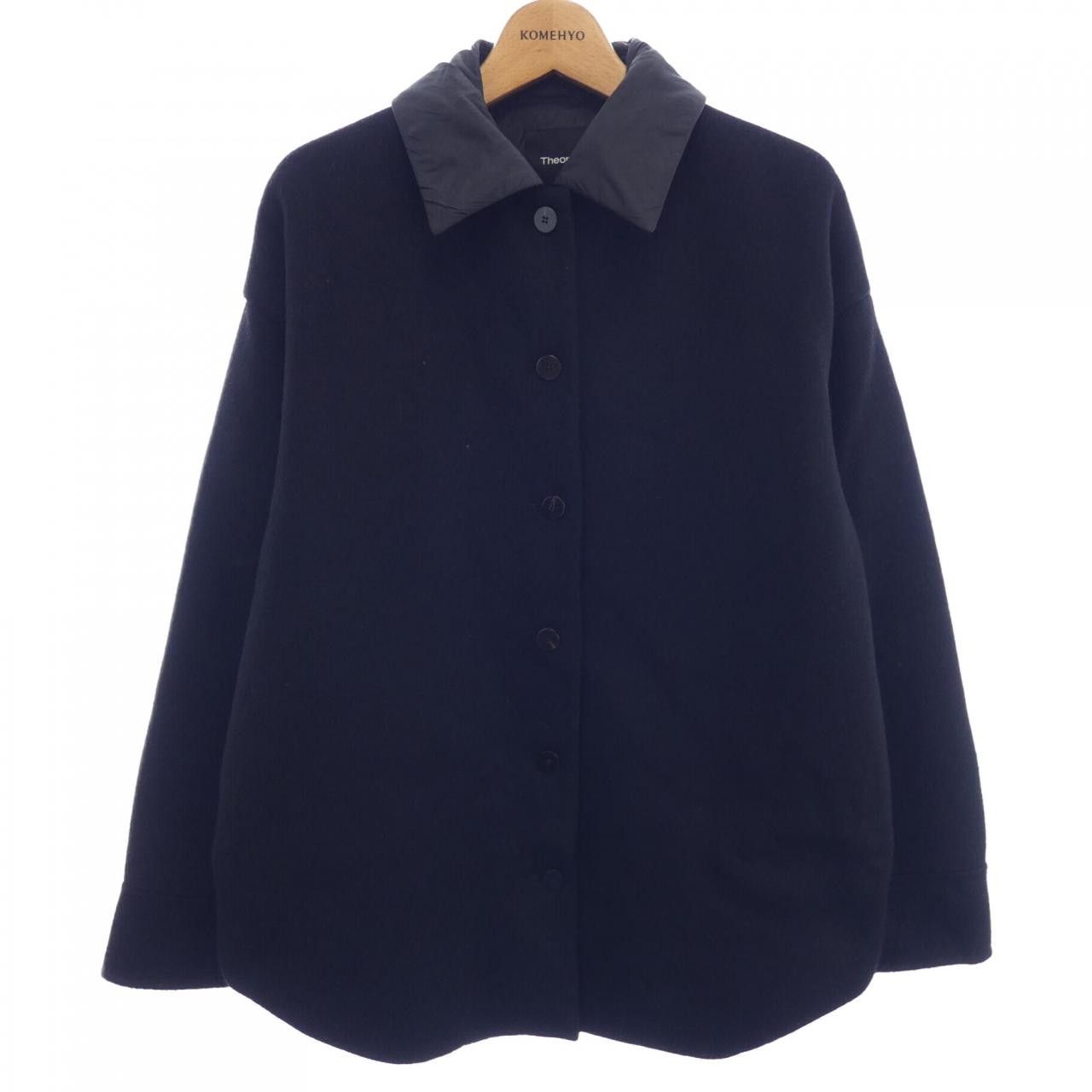 Theory Theory Theory Cashmere Blend Jacket Textile Outerwear 01-2409601-050-901 DUTY FREE for USA Size ONE SIZE - 1 Thumbnail