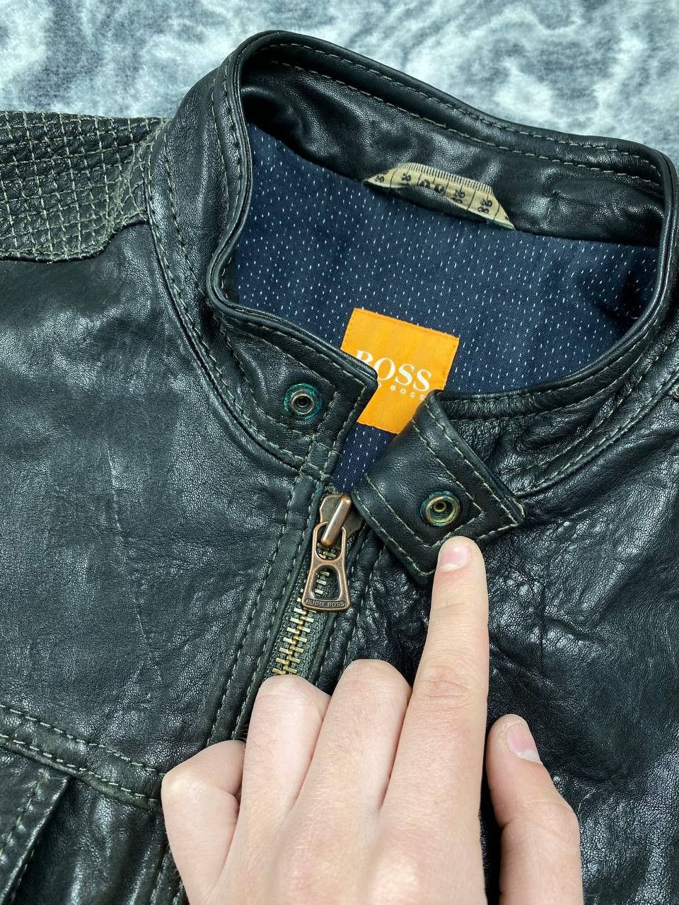 Hugo Boss Hugo Boss Leather Jacket Size US M / EU 48-50 / 2 - 11 Thumbnail