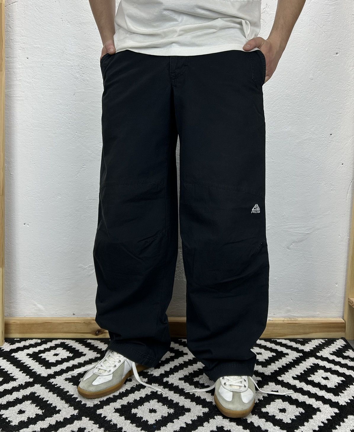 Nike ACG × Vintage Nike ACG Vintage Black Baggy Pant Size M Size US 32 / EU 48 - 1 Thumbnail