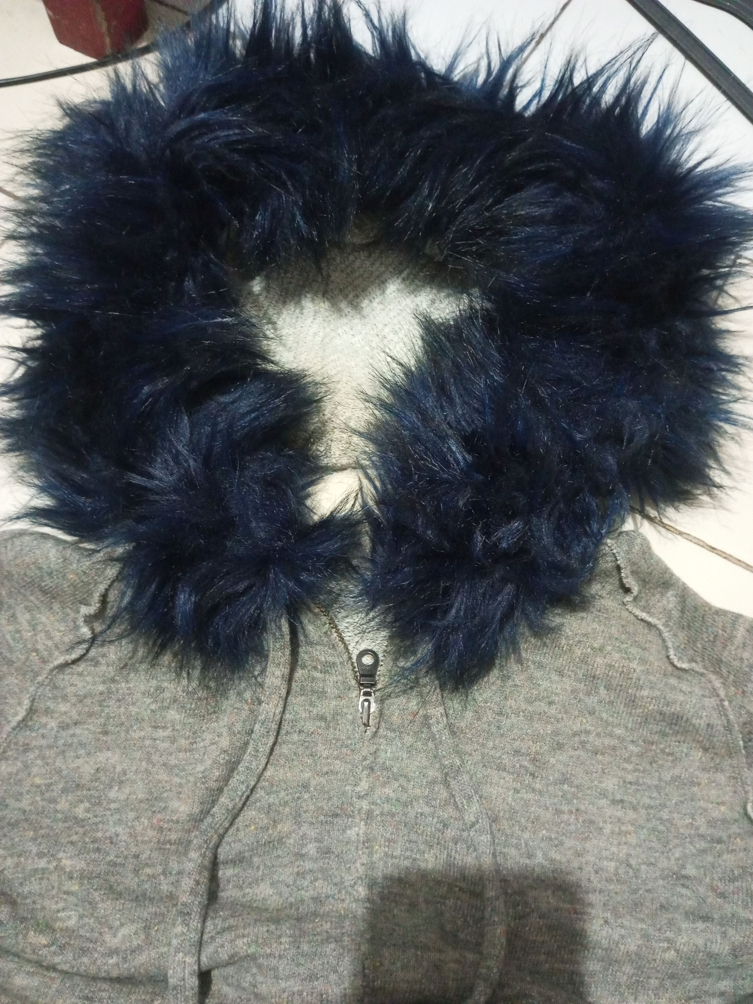Mari's Rock V::Room - Fur Blue Hoodie ifsixwasnine & LGB Style Size US S / EU 44-46 / 1 - 3 Thumbnail