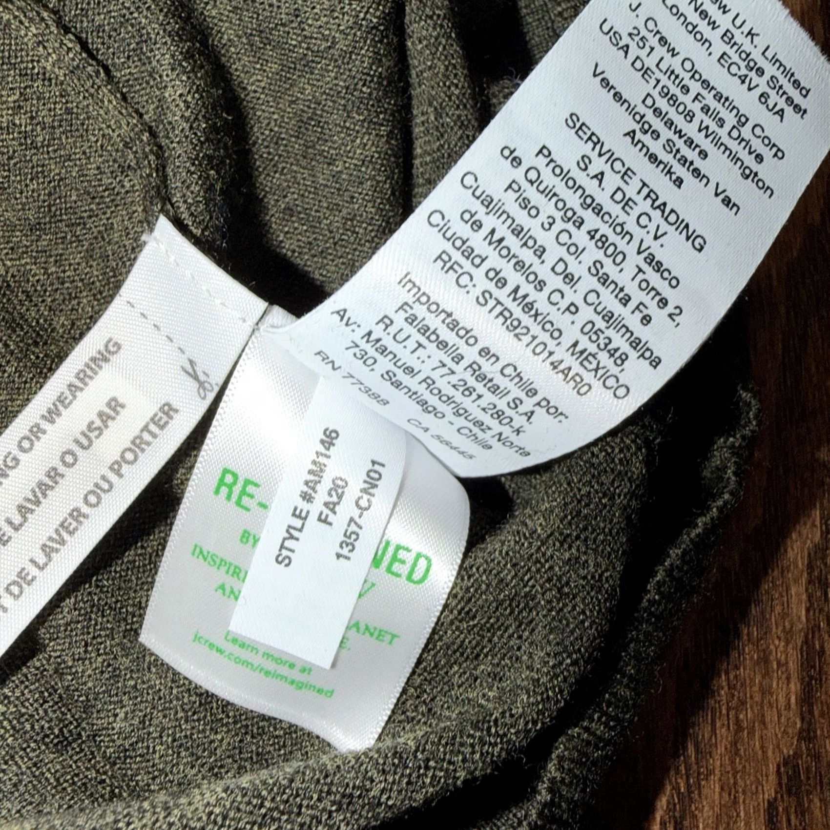 J.Crew J.CREW Sweater Large Green Crewneck Merino Wool Pullover AM146 Womens Pullover Classic Preppy Colorful Size L / US 10 / IT 46 - 5 Thumbnail