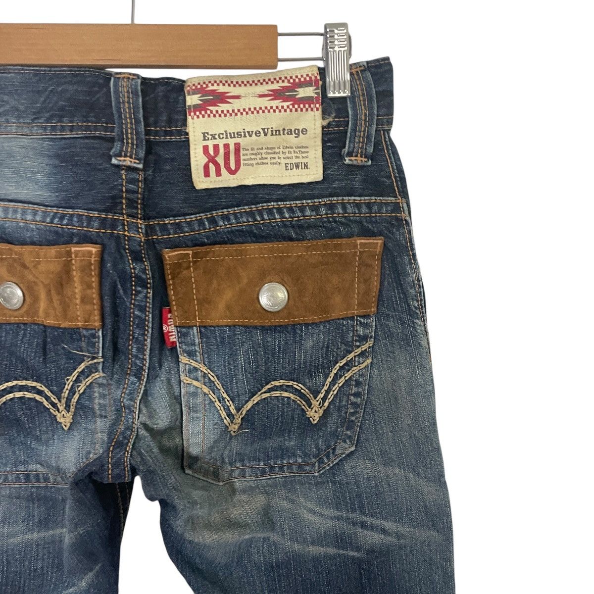 Edwin Vintage Edwin Cowboy Bush Pants Denim Size 29" - 9 Thumbnail