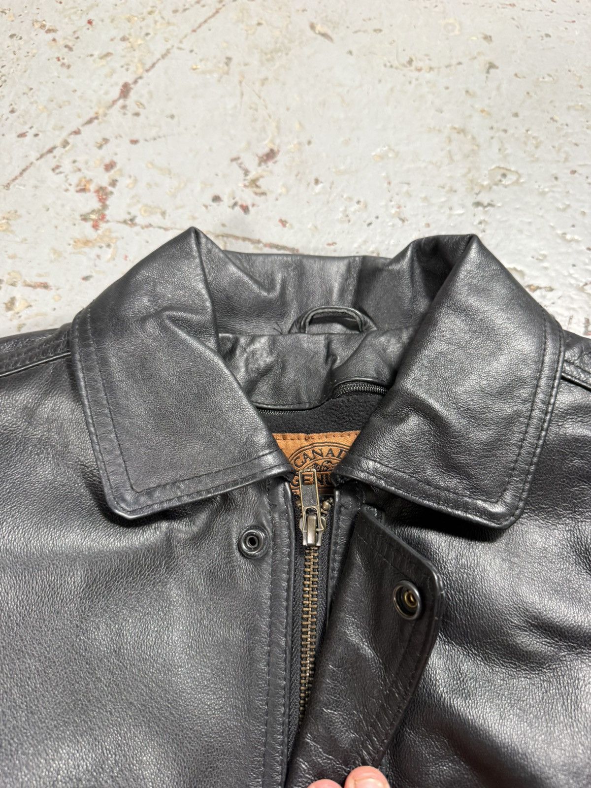 Other Vintage Perfect Fit Leather Bombed Lewis Motors Size US S / EU 44-46 / 1 - 4 Thumbnail