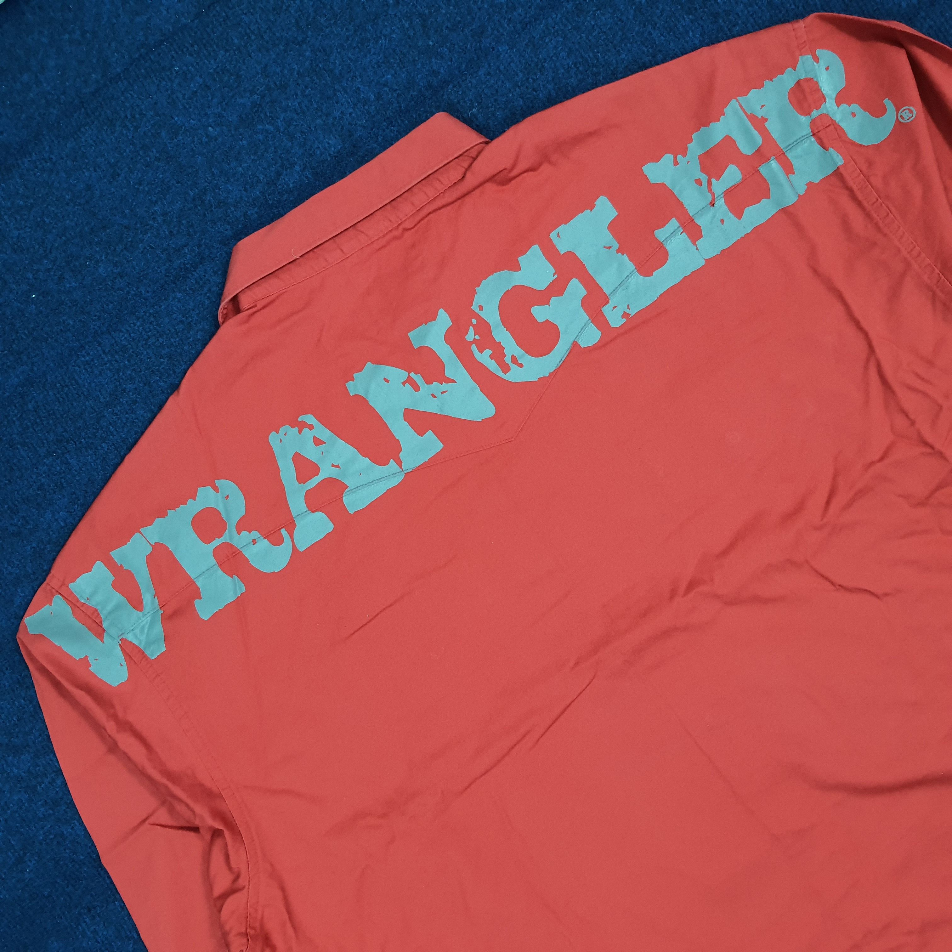 Wrangler Vintage Wrangler Spell Out Button Up Shirt C276N61 Size US XXL / EU 58 / 5 - 2 Thumbnail