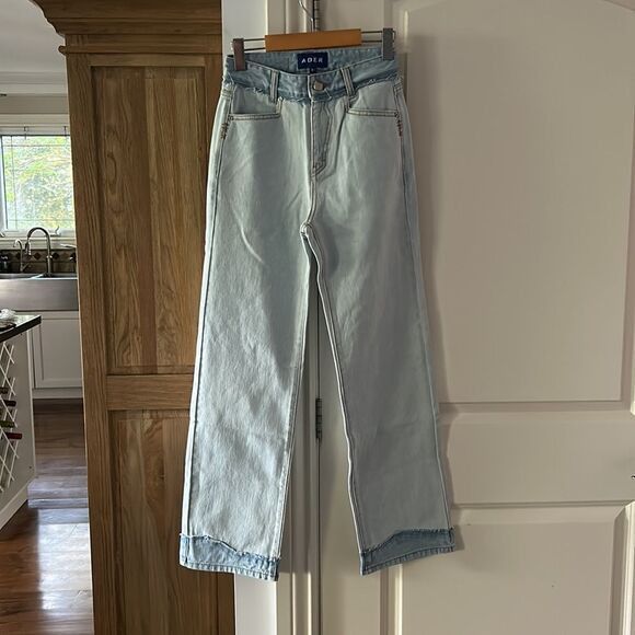 Ader Error NEW Ader error Innersy deconstructed straight leg jeans 26 Size 26" / US 2 / IT 38 - 3 Thumbnail