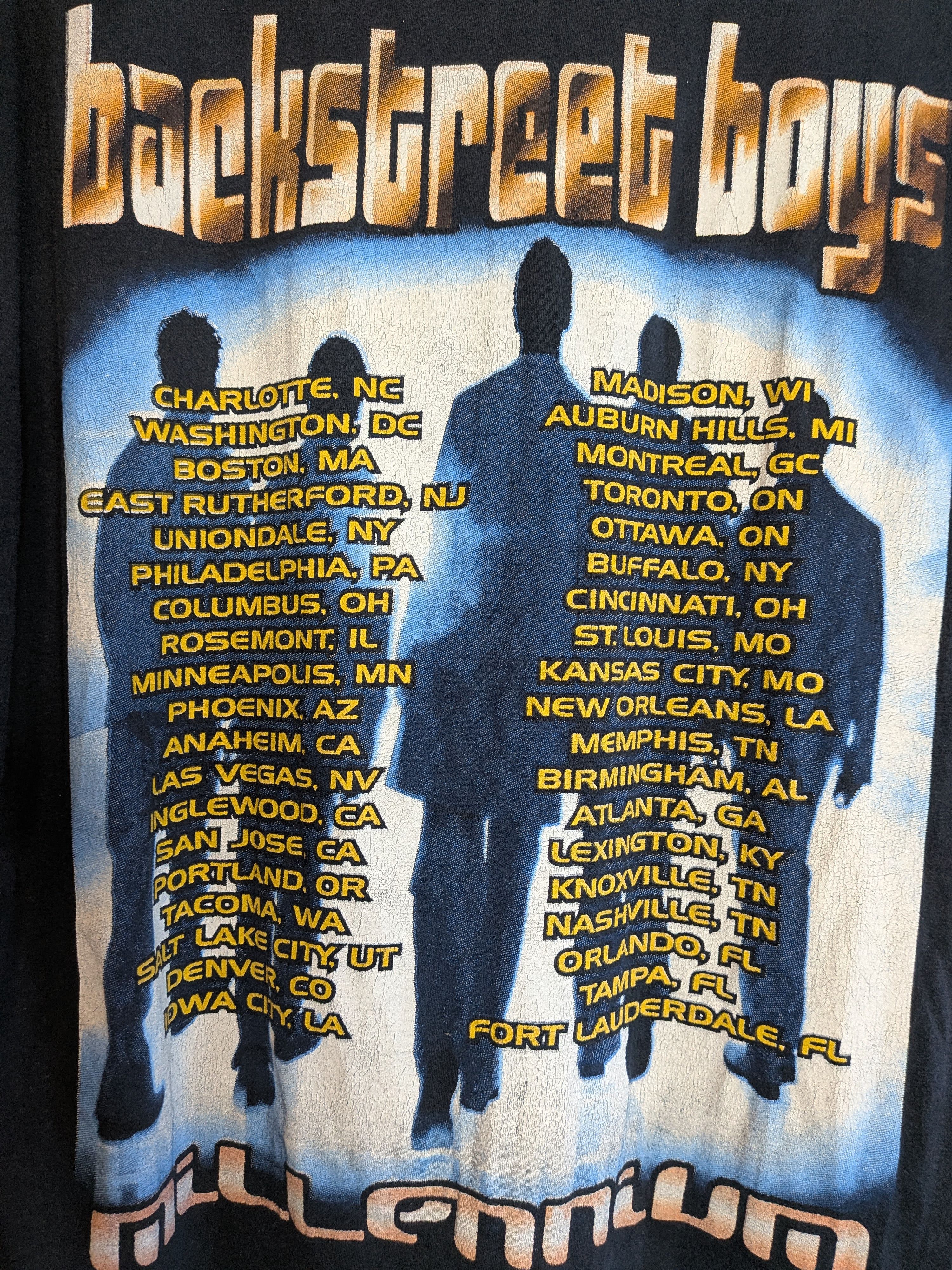 Vintage Backstreet Boys 1999 Millennium Tour Size US L / EU 52-54 / 3 - 4 Thumbnail