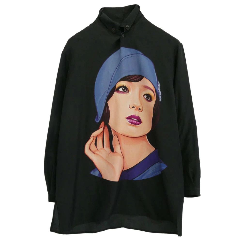 Yohji Yamamoto Yohji Yamamoto POUR HOMME 18SS HW-B31-419 Silk Blouse Size US M / EU 48-50 / 2 - 1 Thumbnail