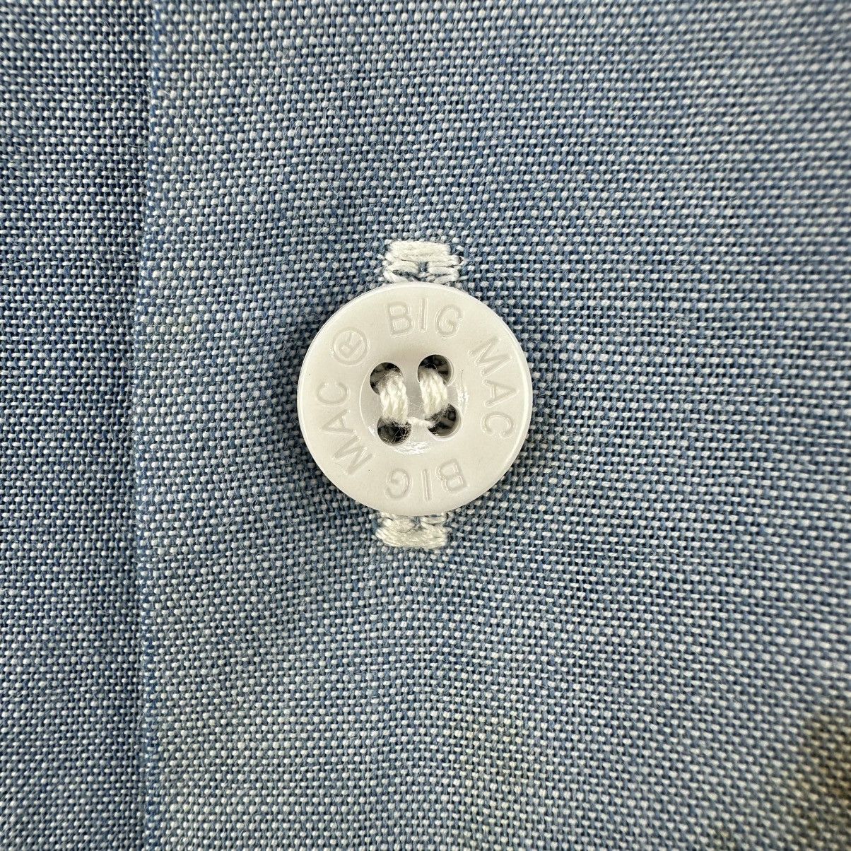 Big Mac Vintage 60s Big Mac Chambray Workwear Shirt Double Pocket Size US S / EU 44-46 / 1 - 14 Thumbnail