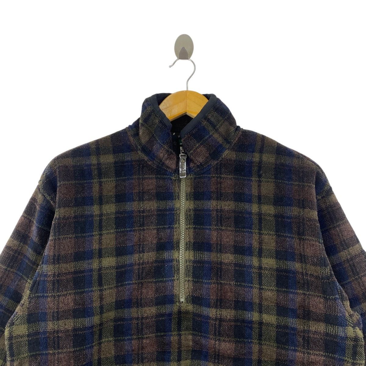 Vintage Vintage 90s WHOLE EARTH Descente Fleece Jacket Sherpa Size US M / EU 48-50 / 2 - 2 Thumbnail
