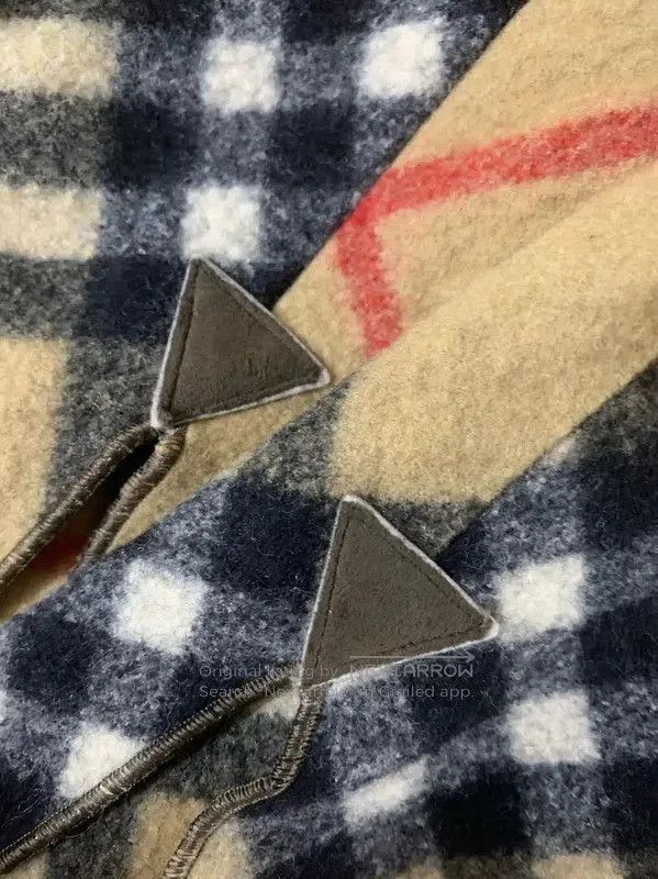 Burberry Burberry Beige Wool Check Midi Skirt. Size 23" - 5 Thumbnail