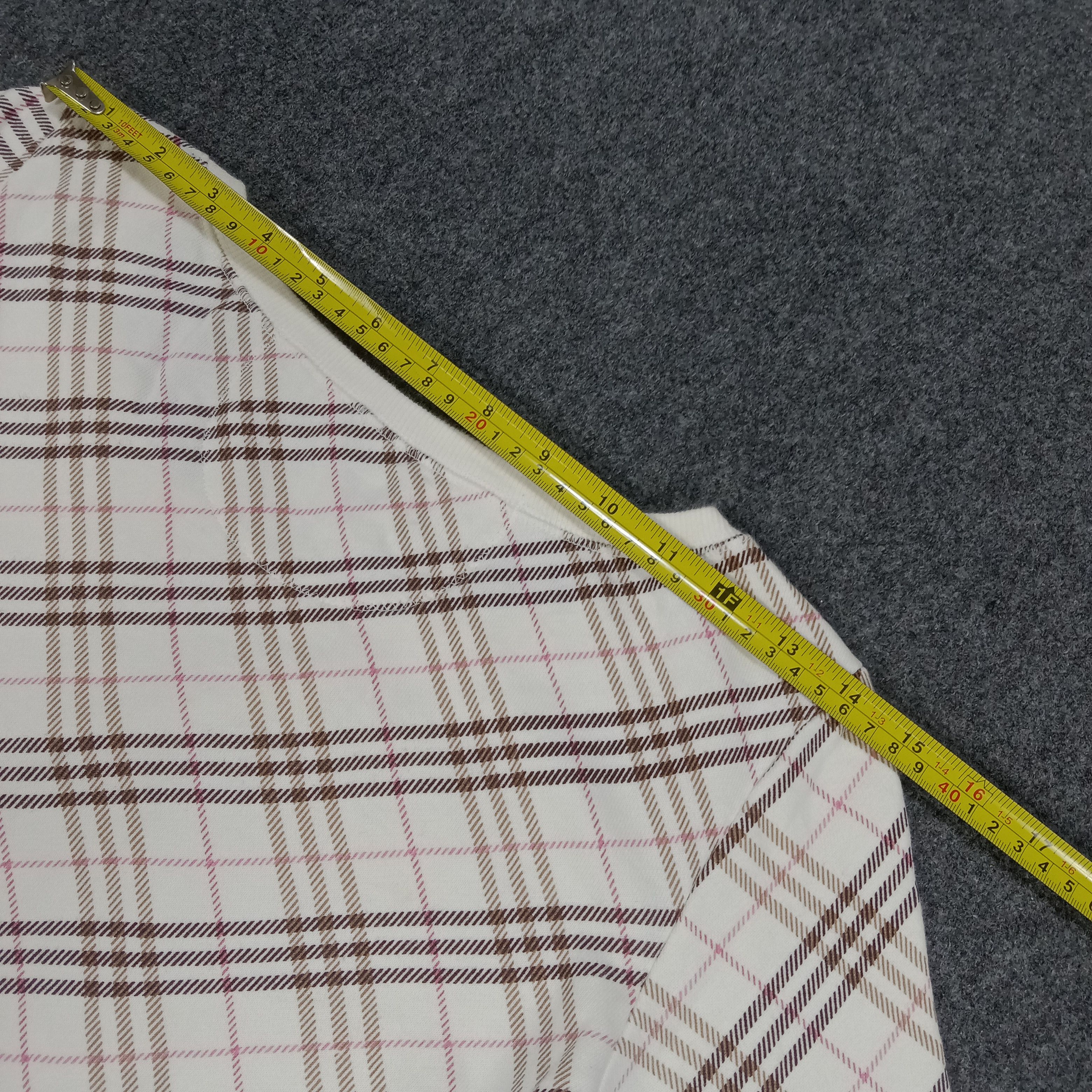 Burberry × Vintage Burberry London Blue Label Nova Check Sweatshirts Size XS / US 0-2 / IT 36-38 - 5 Thumbnail