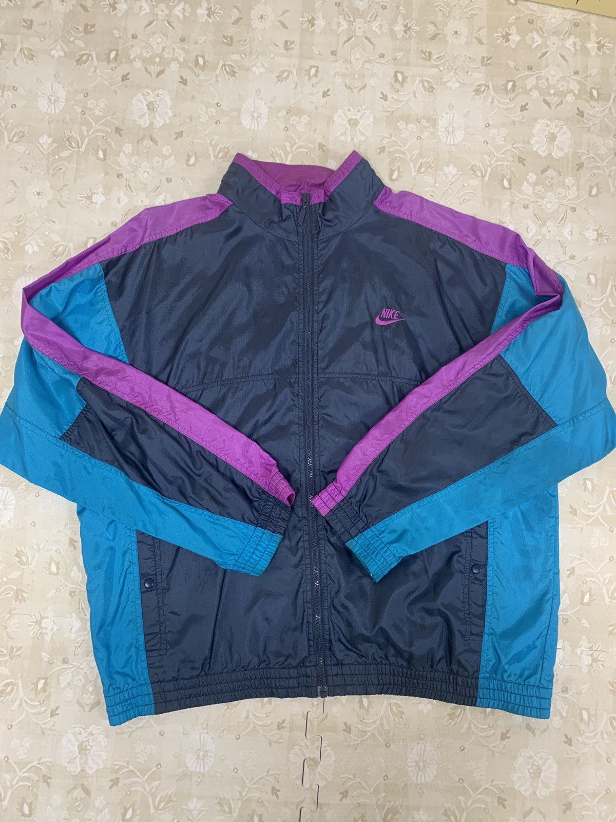 Nike × Vintage Vintage Nike Windbreaker jacket late 80’s early 90’s Size US L / EU 52-54 / 3 - 1 Thumbnail