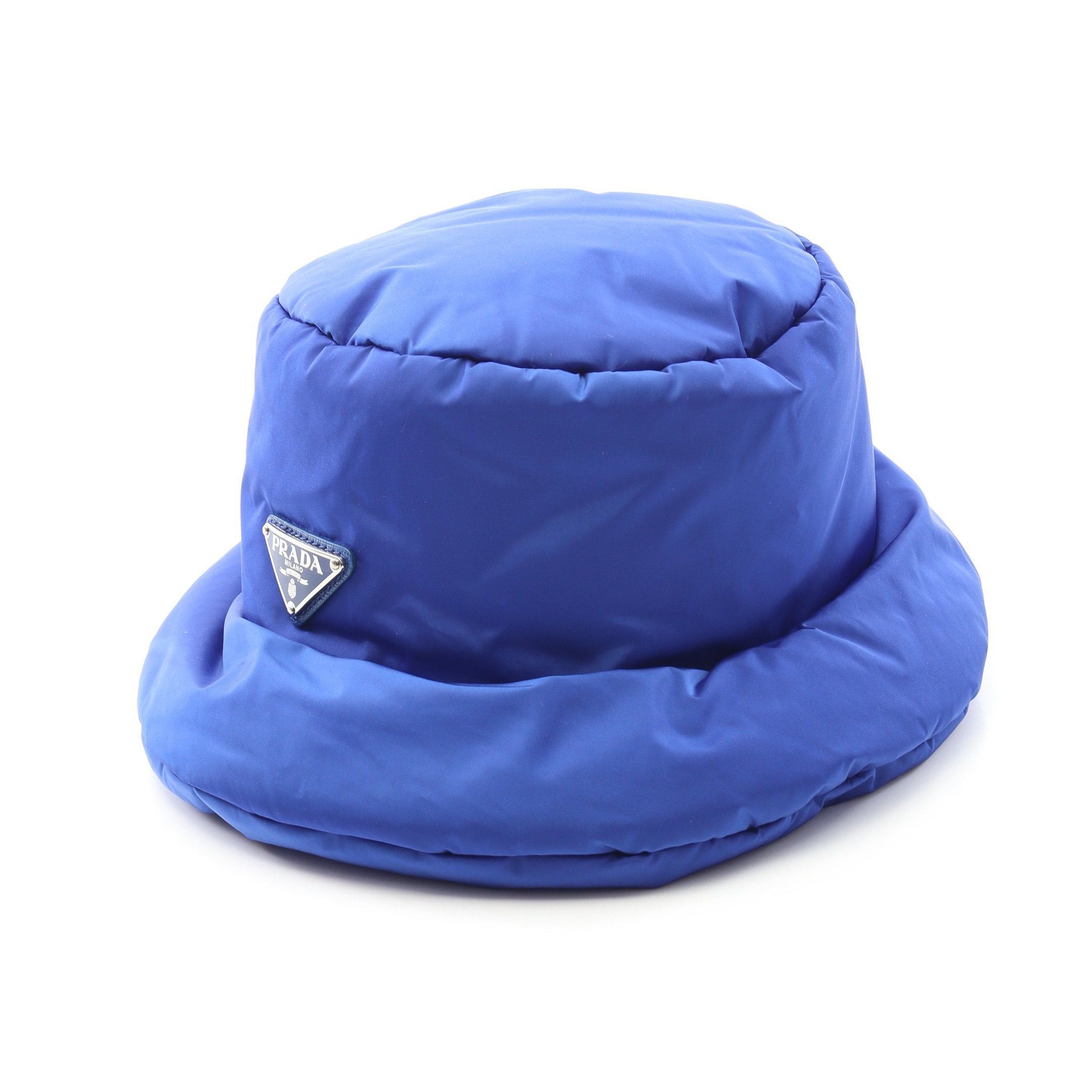 Prada Prada Bucket Hat Nylon Blue Size ONE SIZE - 1 Thumbnail