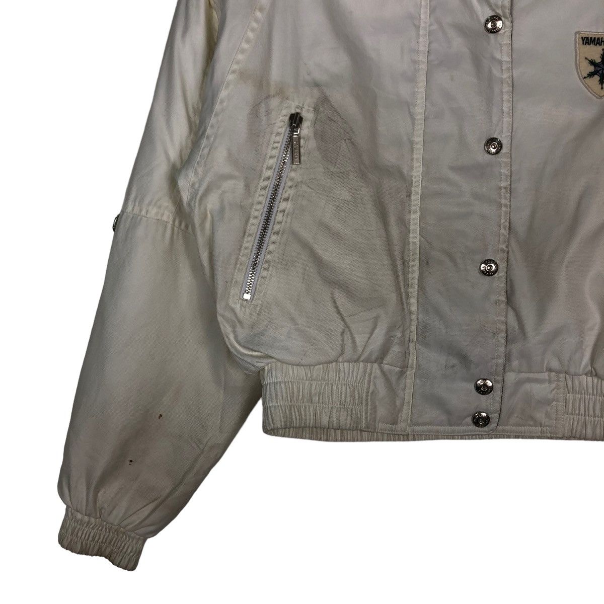 Japanese Brand 🔥Vintage Cropped Bomber Ski Jacket Racing Yamaha Japan Size US M / EU 48-50 / 2 - 6 Thumbnail