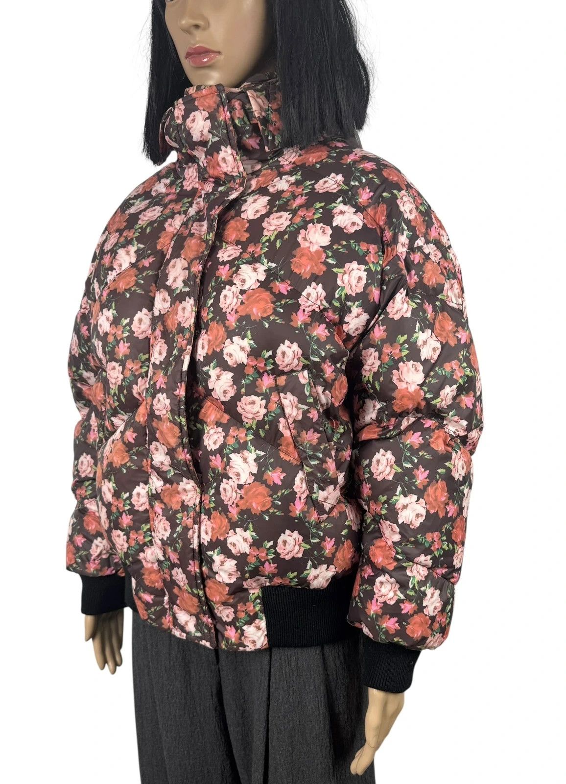 The Kooples The Kooples Down Puffer Jacket Full Printed Floral size 1 Size S / US 4 / IT 40 - 4 Thumbnail