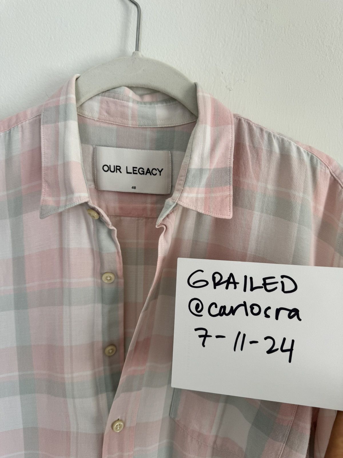 Our Legacy Our Legacy SS16 short sleeve button up shirt Size US M / EU 48-50 / 2 - 4 Thumbnail