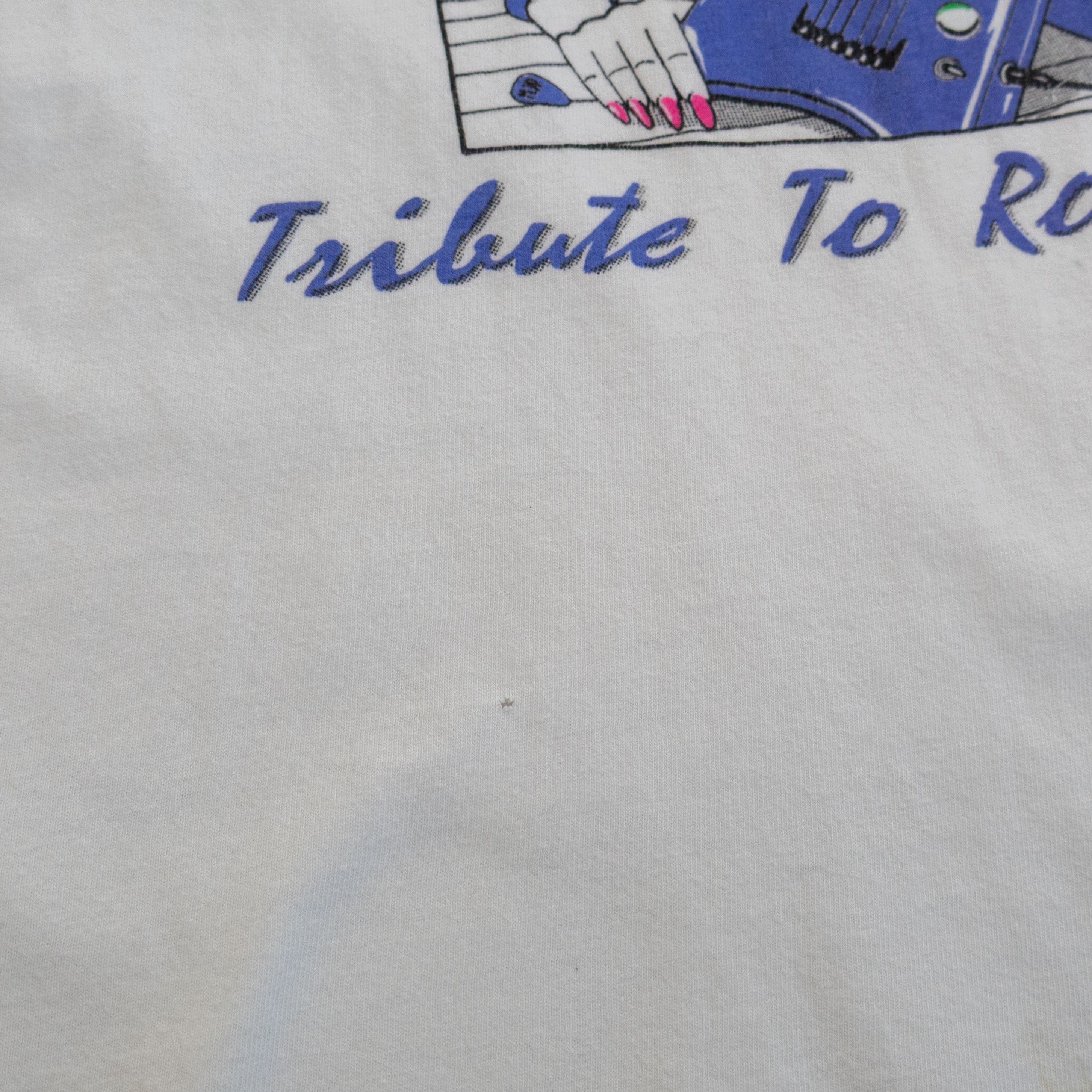 Vintage Early 90s Pure Platinum USA Rock N Roll Graphic T Shirt Size US L / EU 52-54 / 3 - 6 Thumbnail