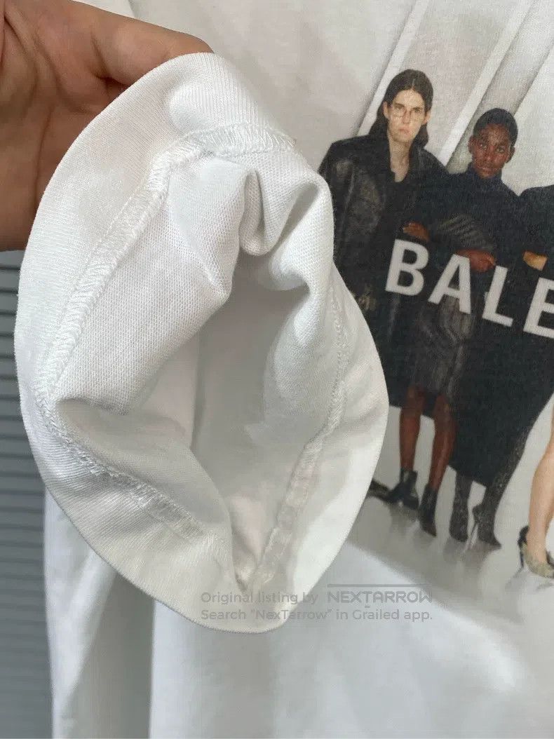 Balenciaga Balenciaga Band model portrait, short-sleeved, loose fit, Size US L / EU 52-54 / 3 - 5 Thumbnail
