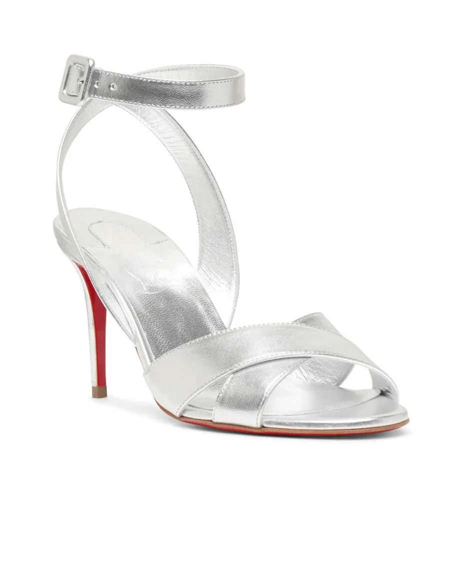 Christian Louboutin o1s1wg110924 Mariza Pumps in Silver Size US 7 / IT 37 - 1 Thumbnail