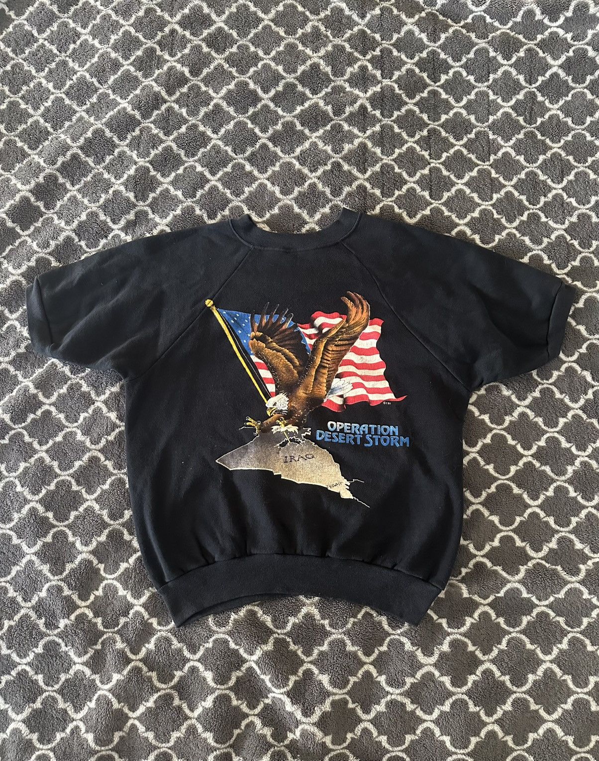 Vintage Vintage Short Sleeve Sweatshirt Size US S / EU 44-46 / 1 - 1 Thumbnail