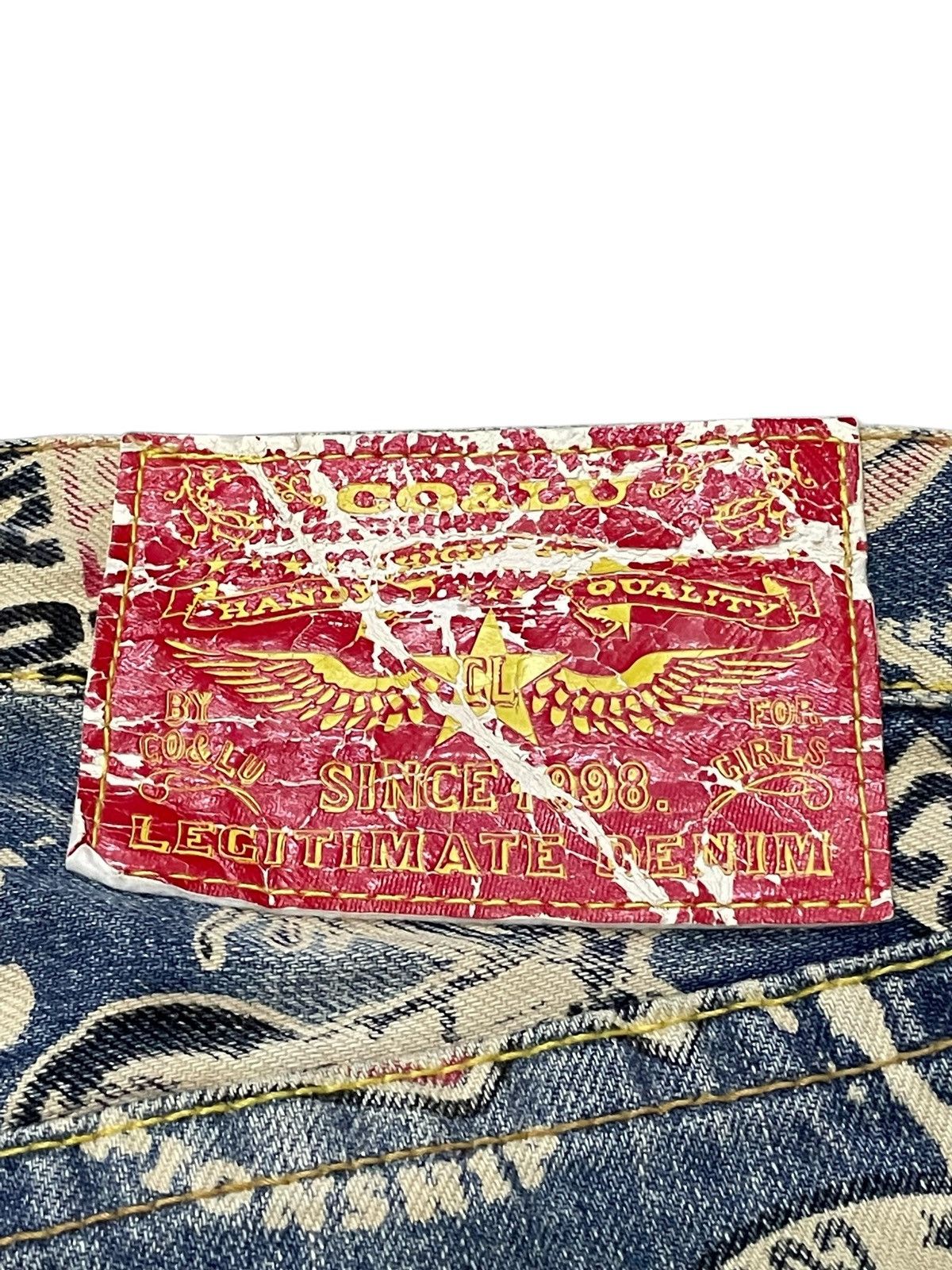 Hysteric Glamour Hysteric Glamour Style Co&Lu Japan All Over Print Jeans Size US 30 / EU 46 - 19 Thumbnail