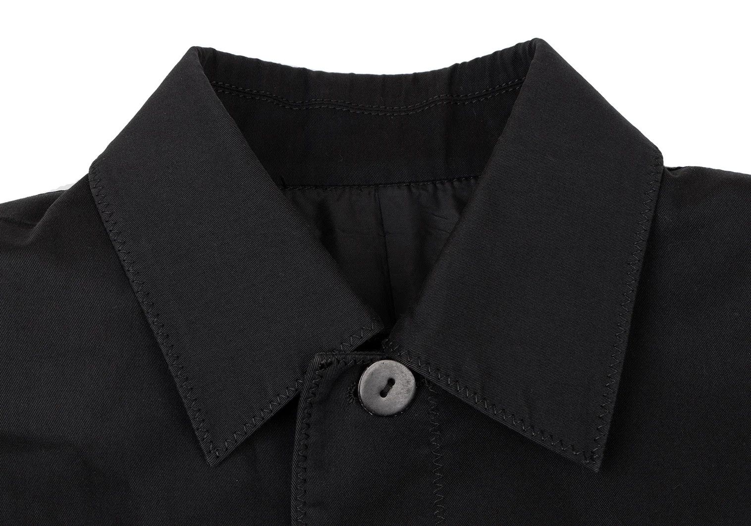 Jean Paul Gaultier Cotton Nylon Stitch Design Coat in Black Size 46 Size US S / EU 44-46 / 1 - 4 Thumbnail