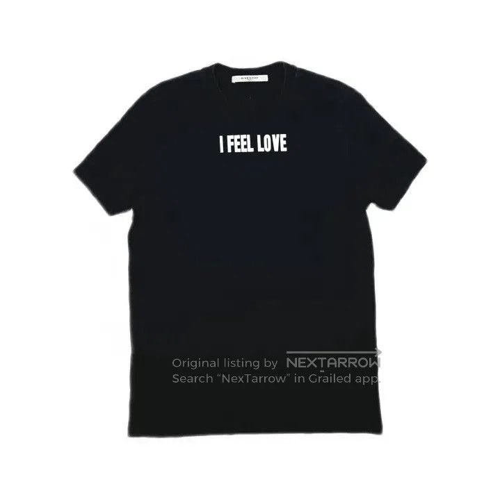 Givenchy Givenchy I FEEL LOVE Print Round Neck T-Shirt. Size US S / EU 44-46 / 1 - 1 Thumbnail