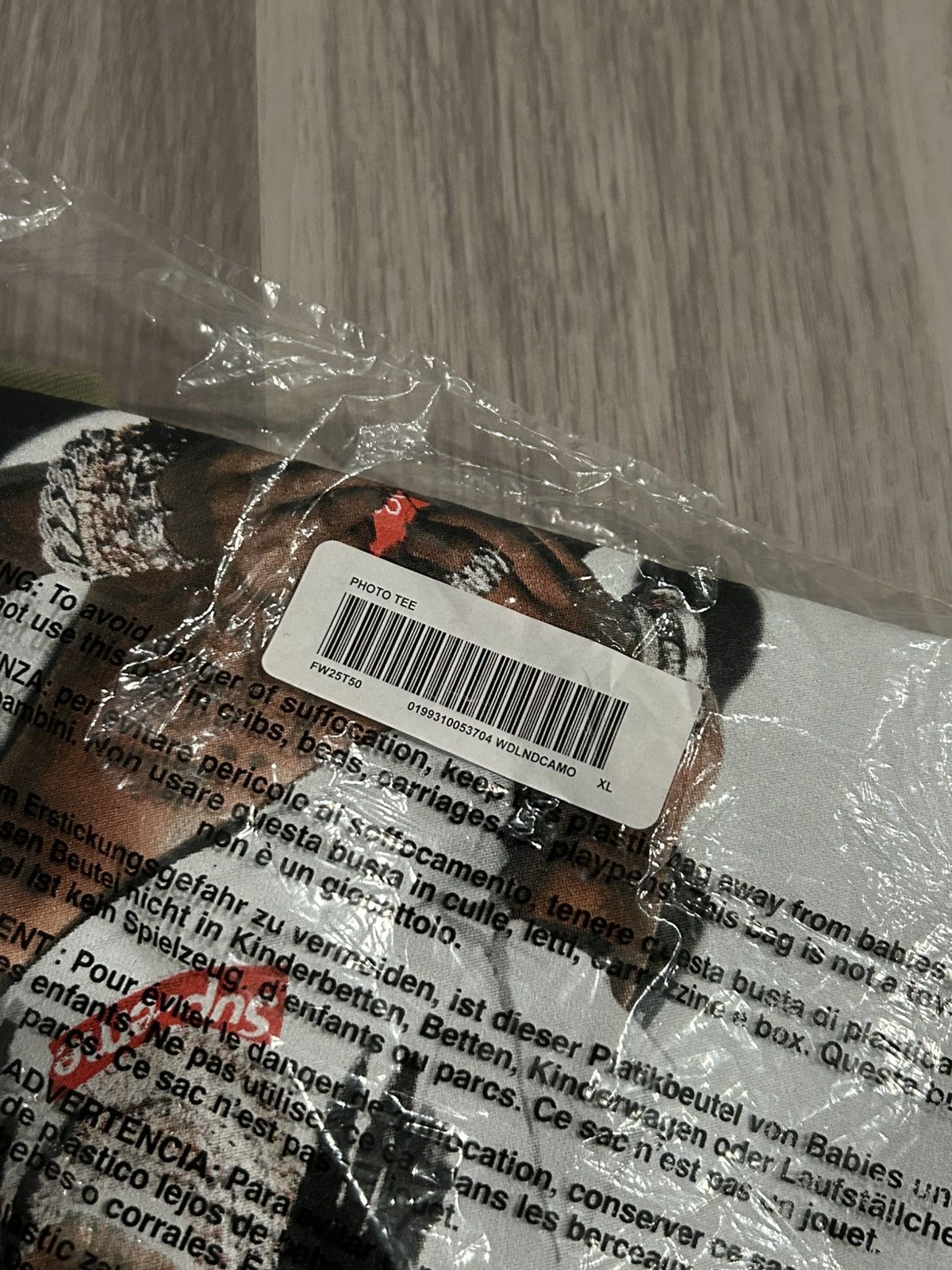 Supreme Supreme Playboi Carti Tee Woodland Camo Size XL Size US XL / EU 56 / 4 - 3 Thumbnail