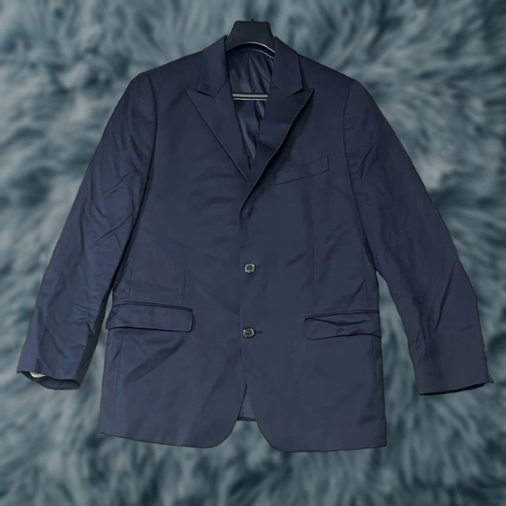 Ralph Lauren Lauren Ralph Lauren Mens Blazer Jacket 42R Wool Black Notch Lapel 100% Wool Formal Suit Coat Single-Breasted Size 42R - 1 Thumbnail