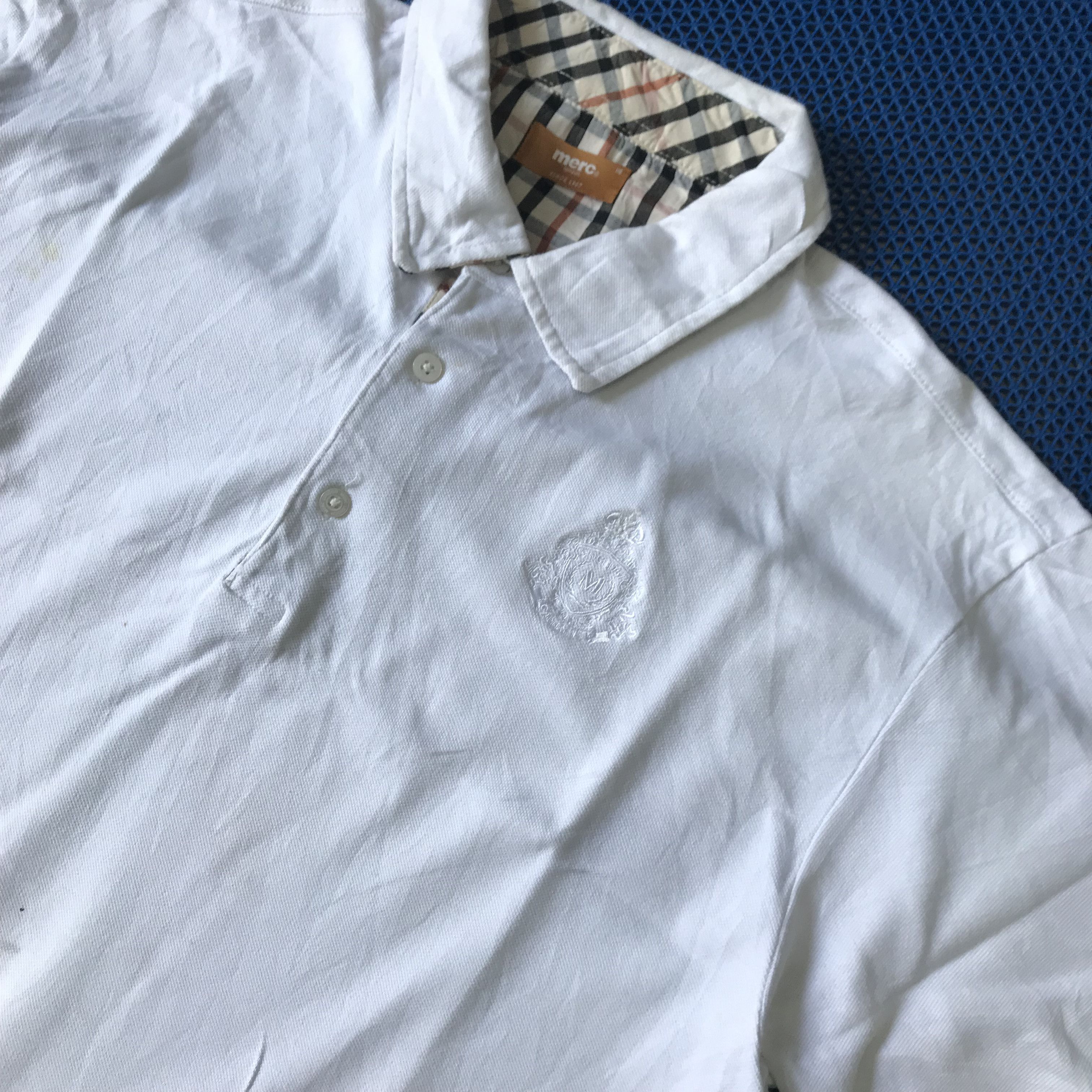 Merc Merc London White Polo Shirt Off White basic Size L Size US L / EU 52-54 / 3 - 5 Thumbnail