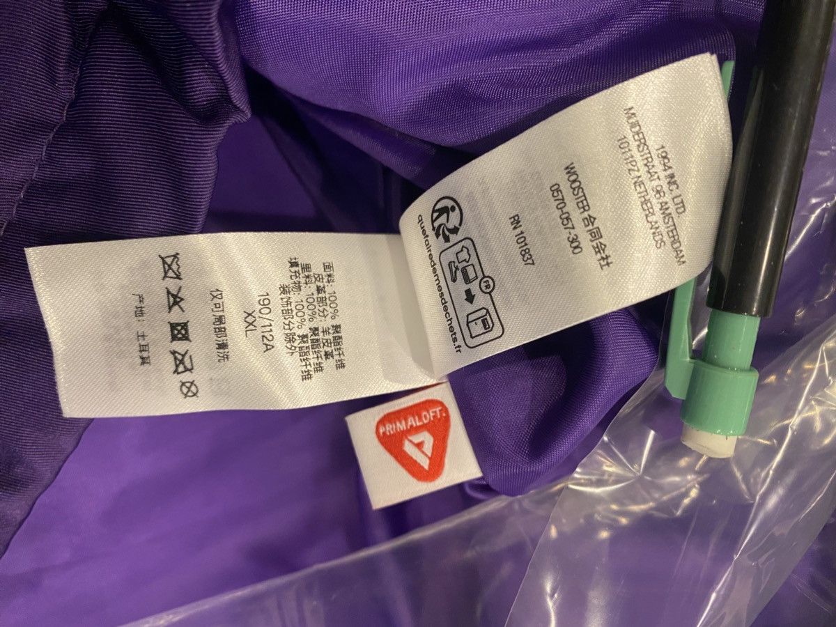 Supreme Supreme Leather Yoke Puffer Jacket “Purple” XXL FW25 Size US XXL / EU 58 / 5 - 15 Thumbnail