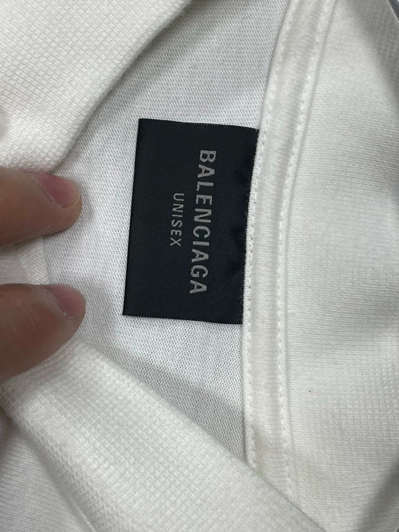 Balenciaga Balenciaga New back bat logo white short sleeve Size US S / EU 44-46 / 1 - 6 Thumbnail