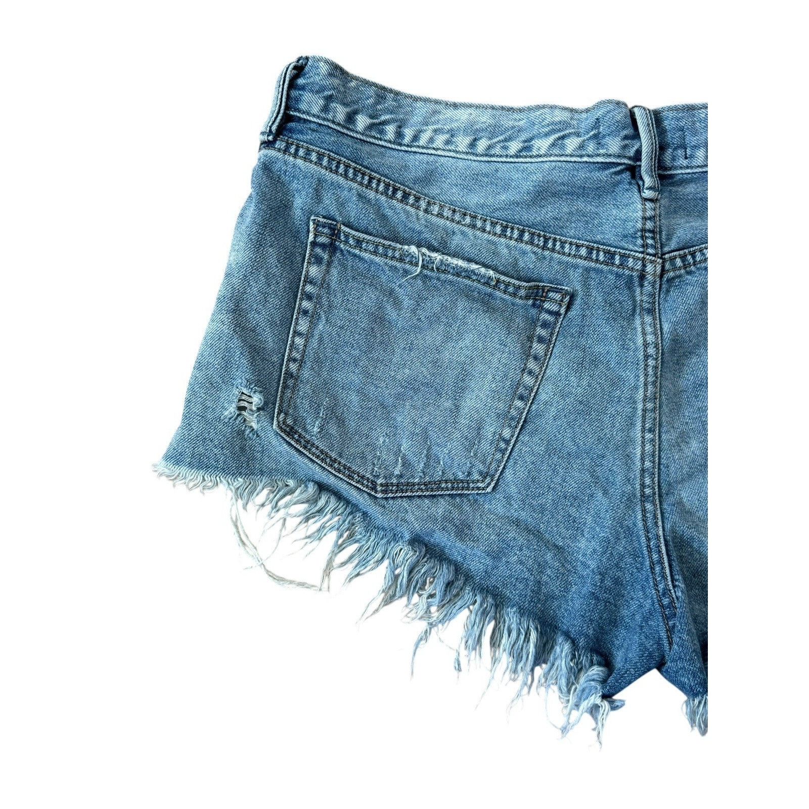 Free People WE THE FREE People Loving Good Vibrations Cut Off Shorts 31 Size 31" - 6 Thumbnail