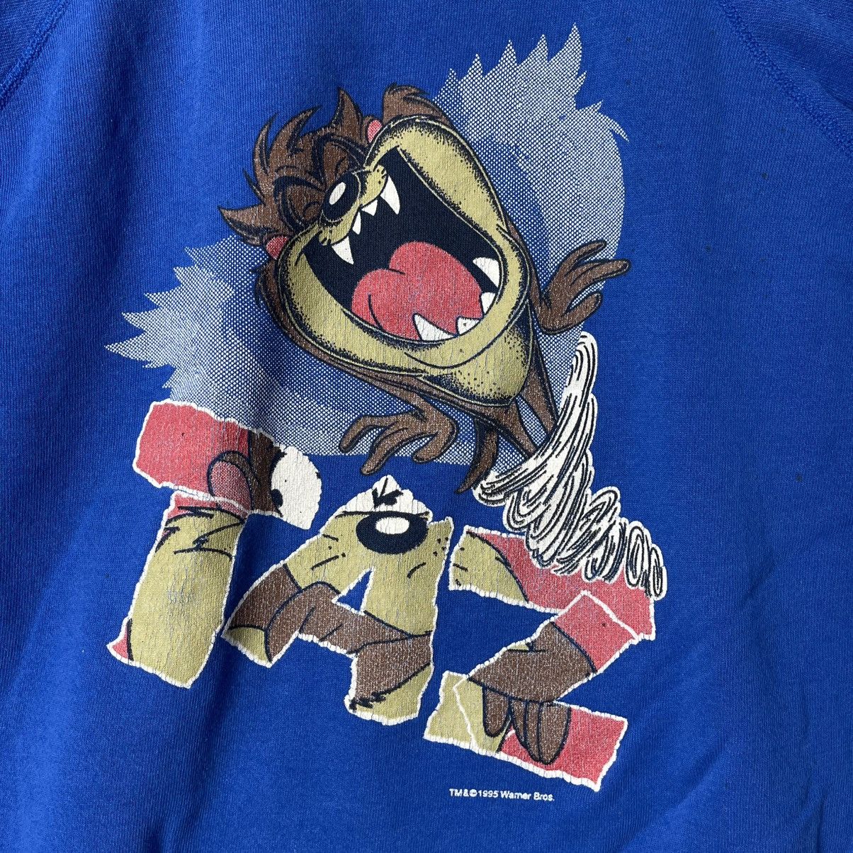 Warner Bros Vintage 1995 Tasmanian Devil Warner Bros Sweatshirt Size US L / EU 52-54 / 3 - 3 Thumbnail
