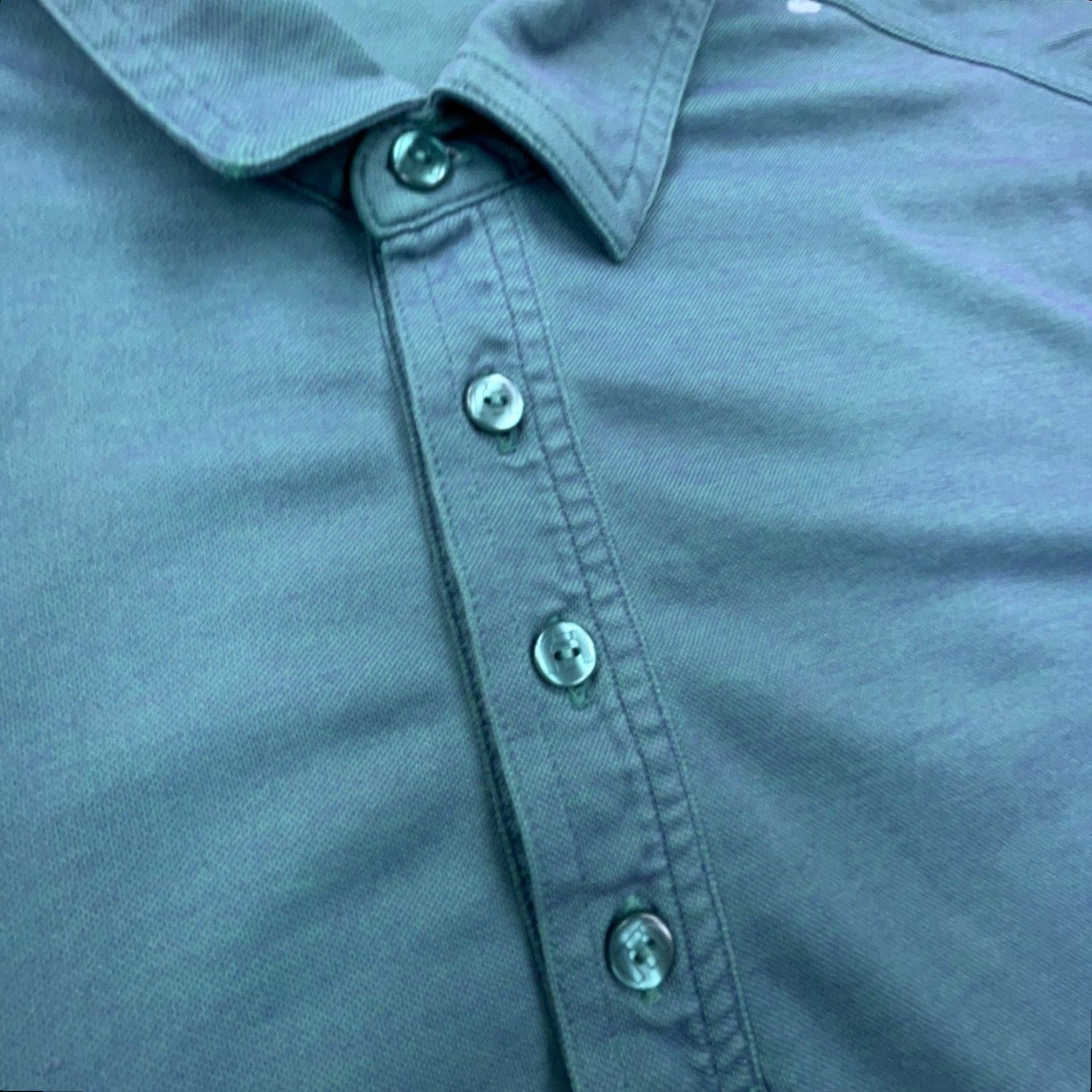 TravisMathew Travis Mathew Polo Shirt Men Large Green Pima Performance Golf Tennis Adult Size US L / EU 52-54 / 3 - 5 Thumbnail