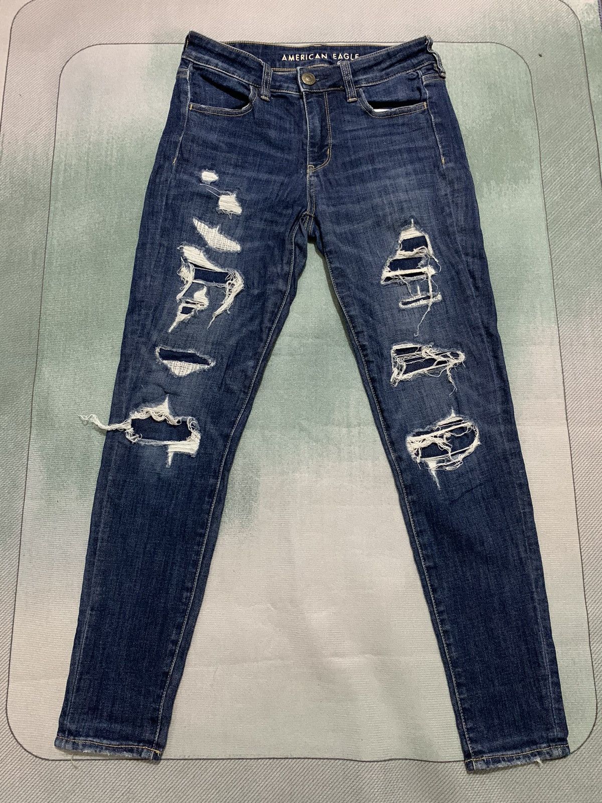 American Eagle Outfitters American Eagle Next Level Stretch Jeans Size 26" / US 2 / IT 38 - 1 Thumbnail