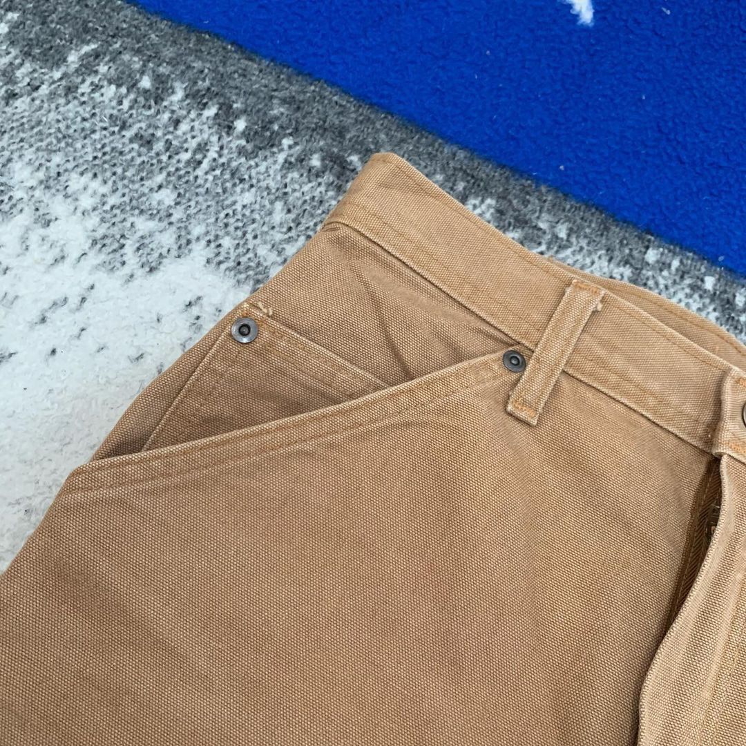 Stan Ray × Vintage Vintage Stan Ray USA Duck Carpanter Pants BRN Size US 30 / EU 46 - 9 Thumbnail