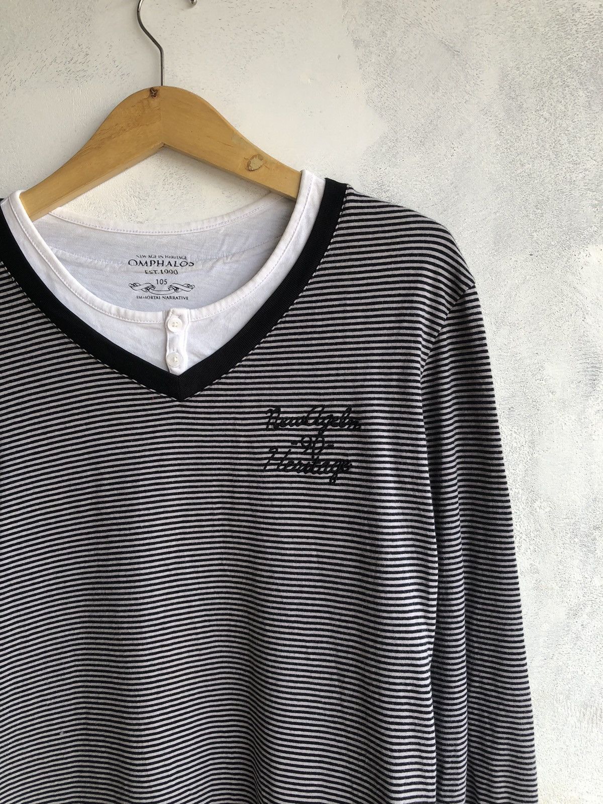 If Six Was Nine Japanese Poem Double Layer Omphalos Rock Punk Style Size US L / EU 52-54 / 3 - 3 Thumbnail