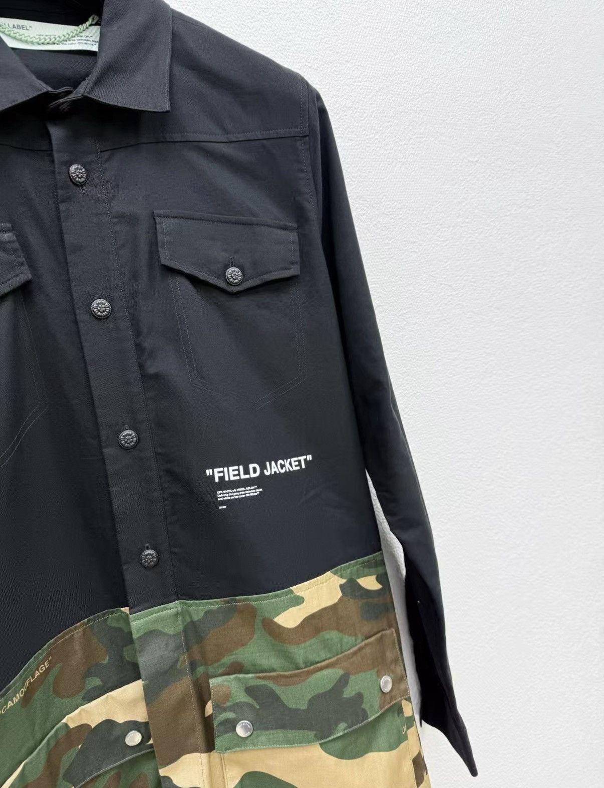 Off-White OFF-WHITE 100% Cotton Shirt Jacket J30 Size US S / EU 44-46 / 1 - 3 Thumbnail