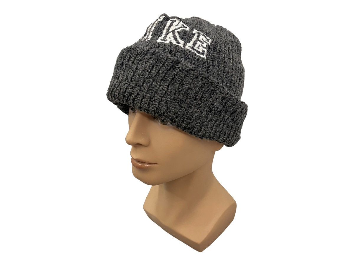 Nike Vintage Nike Spellout Beanie Hats Size ONE SIZE - 4 Thumbnail