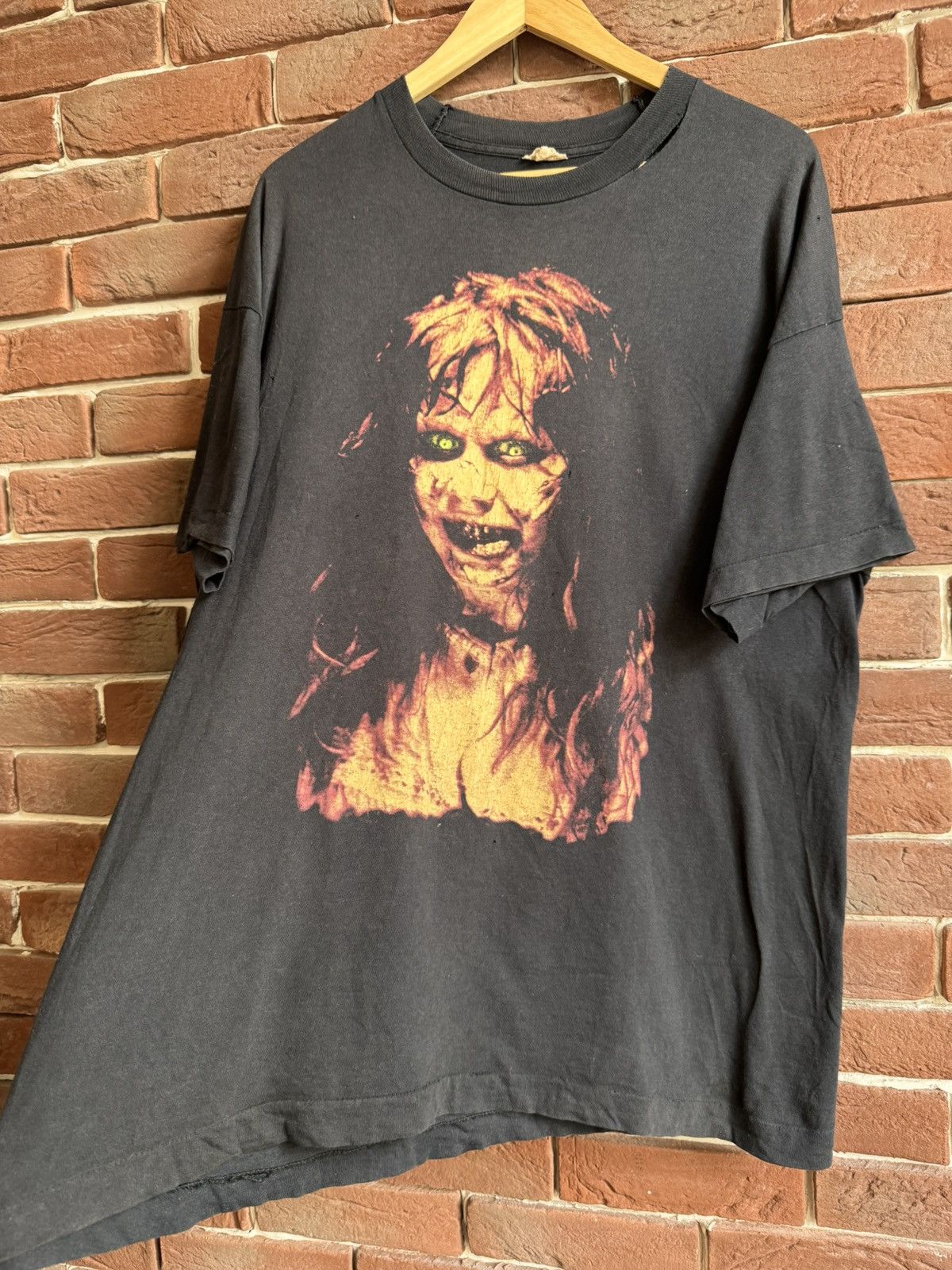 Band Tees 90s Vintage The Exorcist Horror Movie Film Band Tee Shirt Xl Size US XL / EU 56 / 4 - 4 Thumbnail