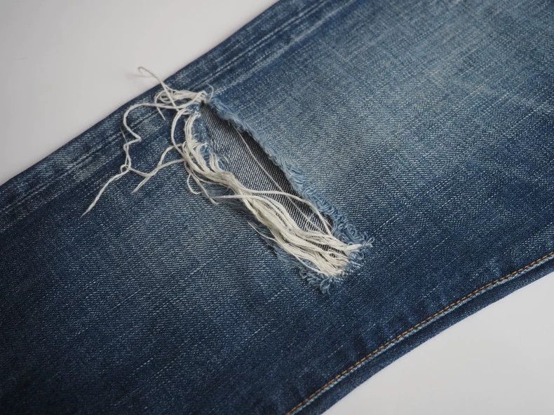 Balmain BalmainBlue knee knife-cut jeans 2503-Nextarrow Size US 31 - 5 Thumbnail