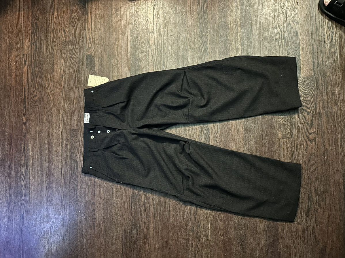 Grey Liquid Metal Effect Trousers